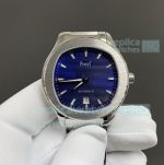 TWF Clone Piaget Polo S Stainless Steel Blue Face 9015 Movement